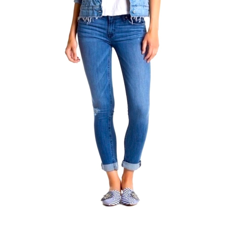 Hudson Tally Crop Skinny Jeans Size 27